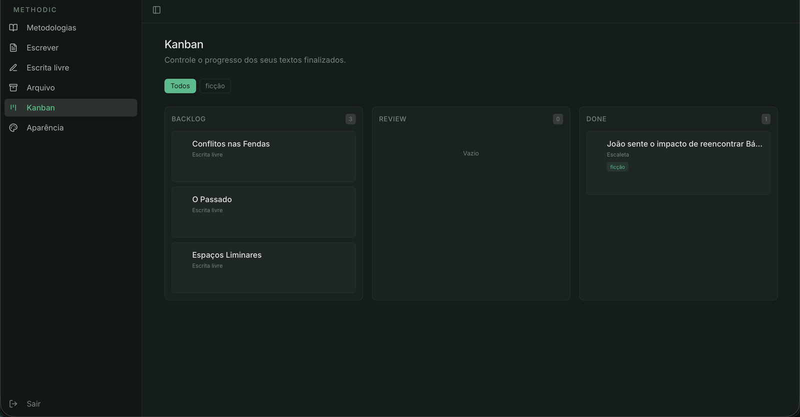 Methodic screenshot 2